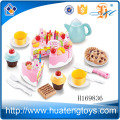 H169836 Nouveau produit shantou pré-scolaire thé set DIY plastic cake toy for kids